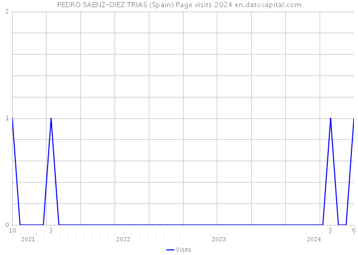 PEDRO SAENZ-DIEZ TRIAS (Spain) Page visits 2024 