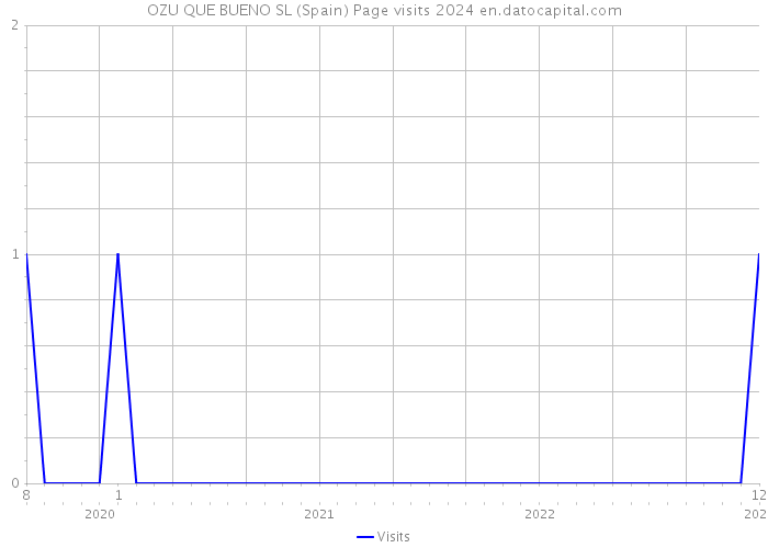 OZU QUE BUENO SL (Spain) Page visits 2024 