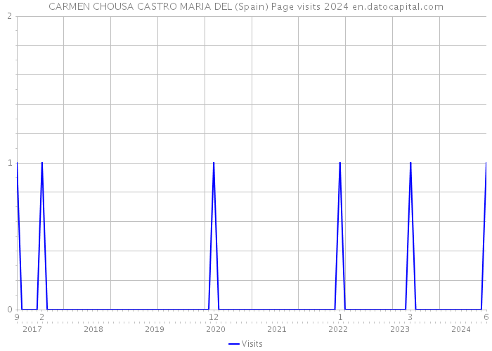 CARMEN CHOUSA CASTRO MARIA DEL (Spain) Page visits 2024 