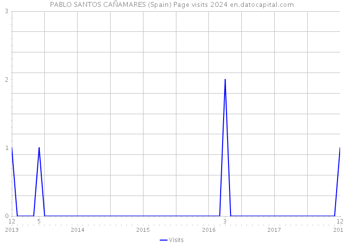 PABLO SANTOS CAÑAMARES (Spain) Page visits 2024 