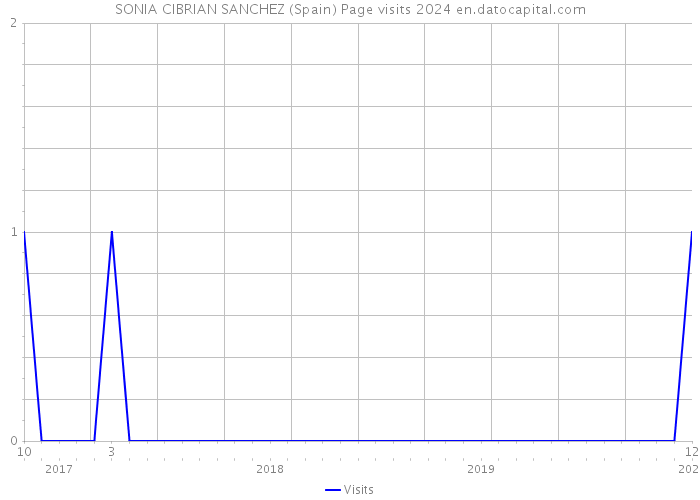 SONIA CIBRIAN SANCHEZ (Spain) Page visits 2024 