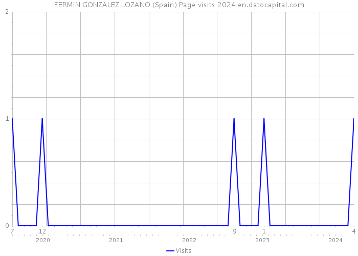 FERMIN GONZALEZ LOZANO (Spain) Page visits 2024 