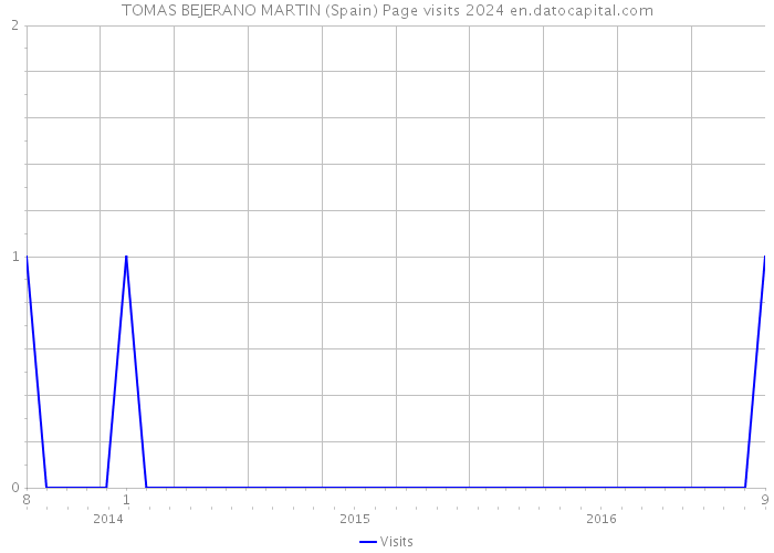 TOMAS BEJERANO MARTIN (Spain) Page visits 2024 