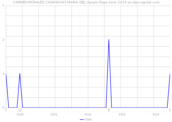 CARMEN MORALES CASANOVAS MARIA DEL (Spain) Page visits 2024 