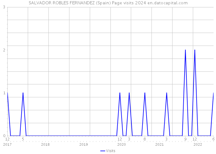 SALVADOR ROBLES FERNANDEZ (Spain) Page visits 2024 