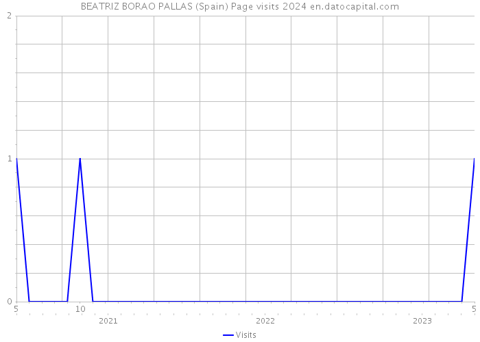 BEATRIZ BORAO PALLAS (Spain) Page visits 2024 