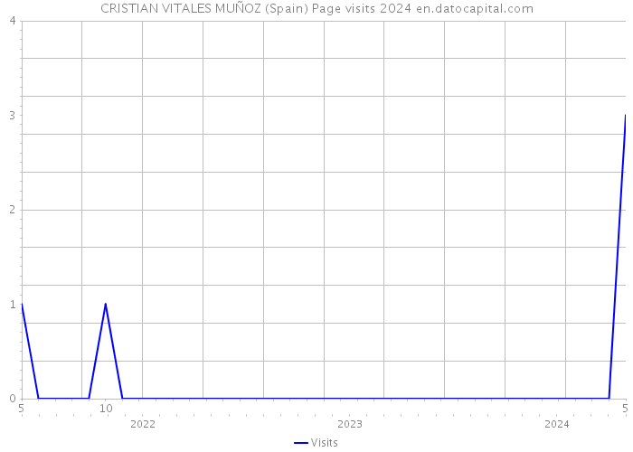 CRISTIAN VITALES MUÑOZ (Spain) Page visits 2024 