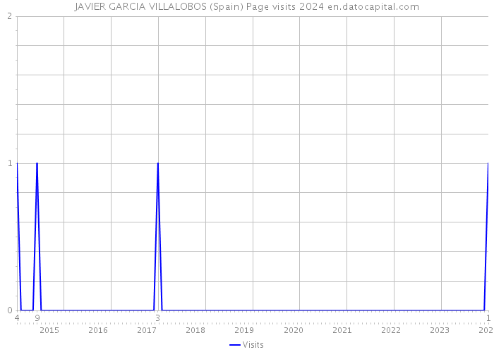 JAVIER GARCIA VILLALOBOS (Spain) Page visits 2024 