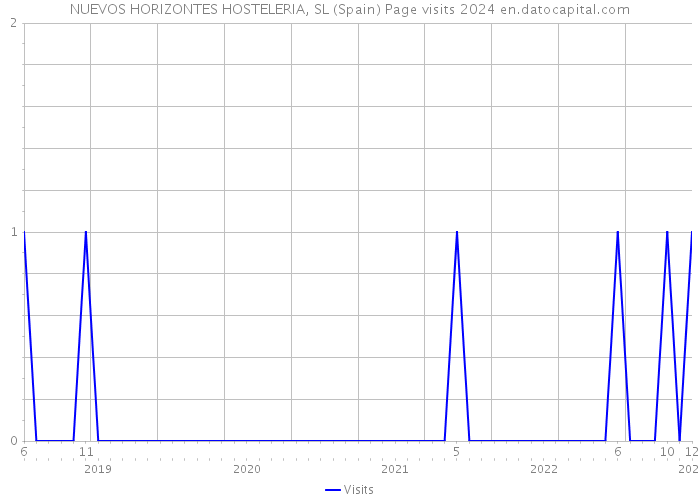 NUEVOS HORIZONTES HOSTELERIA, SL (Spain) Page visits 2024 