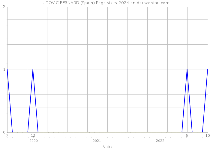 LUDOVIC BERNARD (Spain) Page visits 2024 