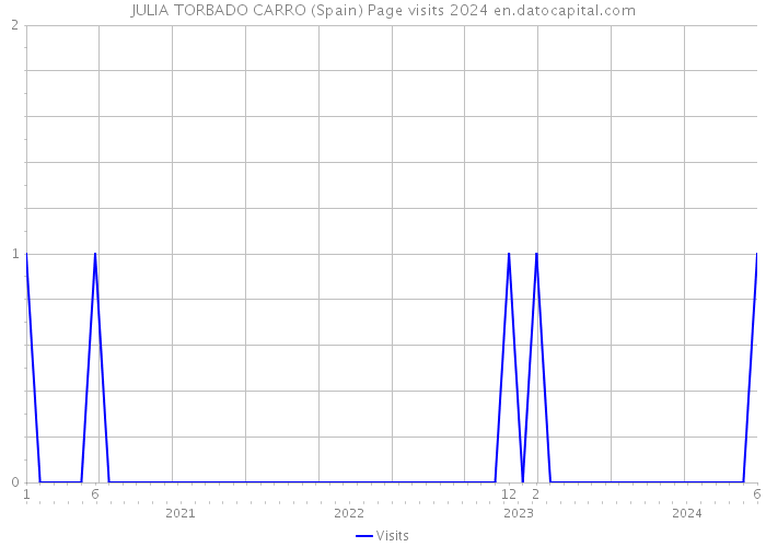 JULIA TORBADO CARRO (Spain) Page visits 2024 