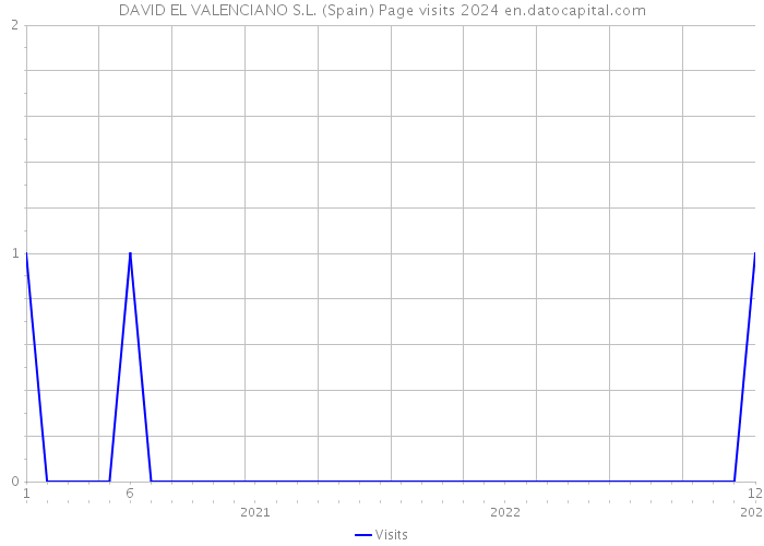DAVID EL VALENCIANO S.L. (Spain) Page visits 2024 