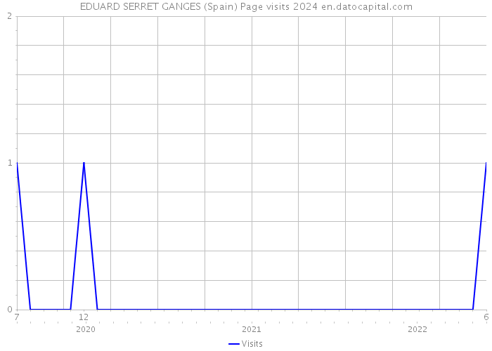 EDUARD SERRET GANGES (Spain) Page visits 2024 
