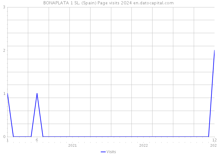 BONAPLATA 1 SL. (Spain) Page visits 2024 