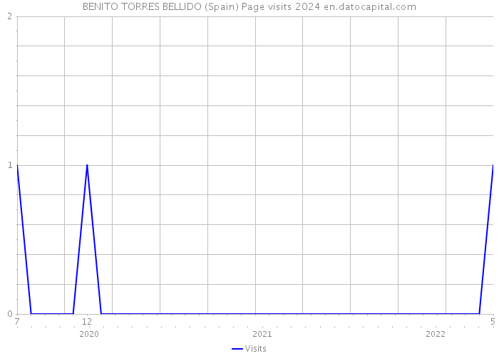 BENITO TORRES BELLIDO (Spain) Page visits 2024 