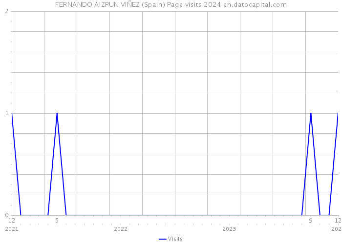 FERNANDO AIZPUN VIÑEZ (Spain) Page visits 2024 