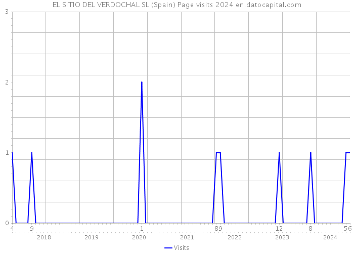 EL SITIO DEL VERDOCHAL SL (Spain) Page visits 2024 