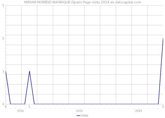 MIRIAM MORENO MANRIQUE (Spain) Page visits 2024 