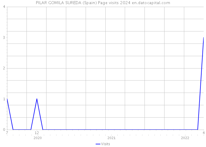 PILAR GOMILA SUREDA (Spain) Page visits 2024 