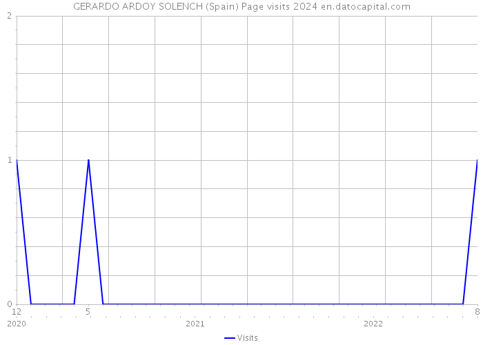 GERARDO ARDOY SOLENCH (Spain) Page visits 2024 