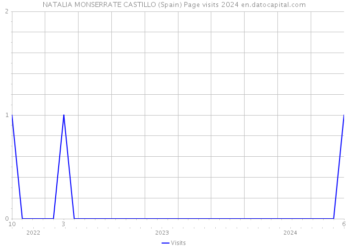 NATALIA MONSERRATE CASTILLO (Spain) Page visits 2024 