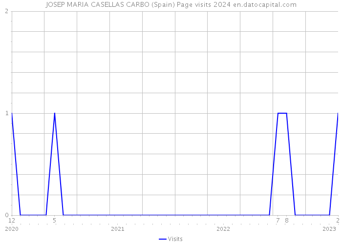 JOSEP MARIA CASELLAS CARBO (Spain) Page visits 2024 