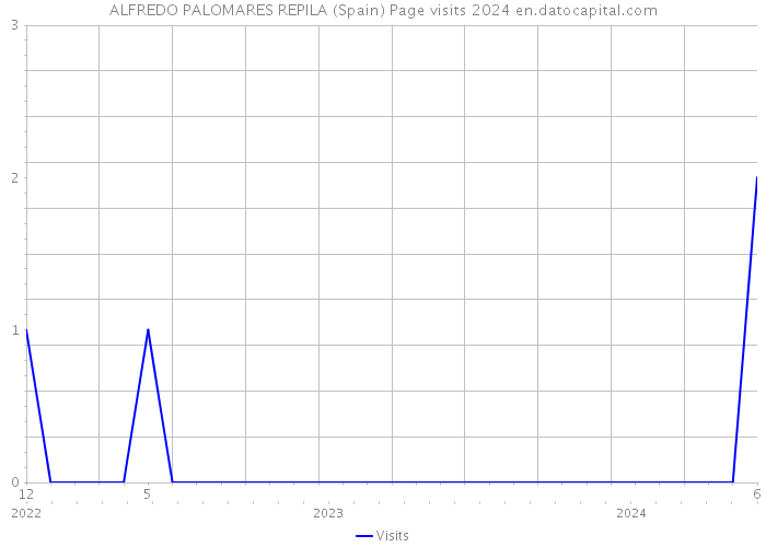 ALFREDO PALOMARES REPILA (Spain) Page visits 2024 