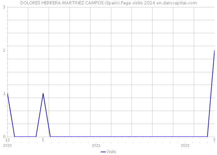 DOLORES HERRERA MARTINEZ CAMPOS (Spain) Page visits 2024 