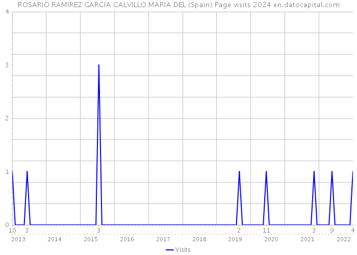 ROSARIO RAMIREZ GARCIA CALVILLO MARIA DEL (Spain) Page visits 2024 