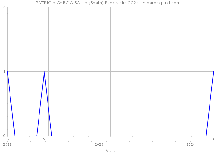 PATRICIA GARCIA SOLLA (Spain) Page visits 2024 
