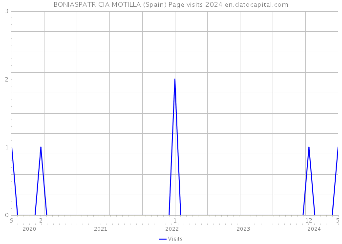 BONIASPATRICIA MOTILLA (Spain) Page visits 2024 