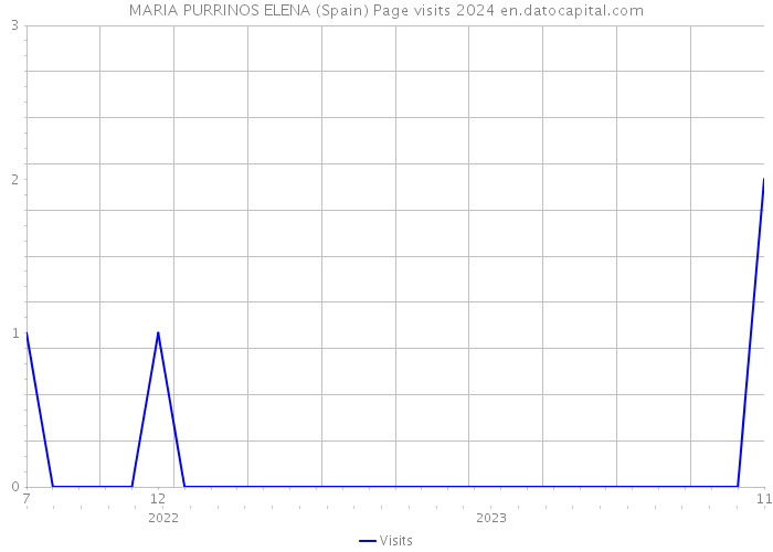 MARIA PURRINOS ELENA (Spain) Page visits 2024 