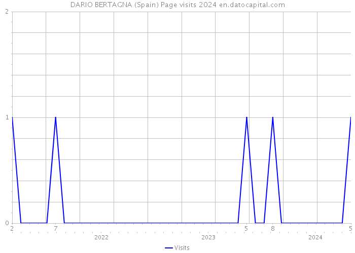 DARIO BERTAGNA (Spain) Page visits 2024 