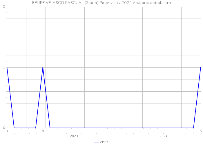 FELIPE VELASCO PASCUAL (Spain) Page visits 2024 