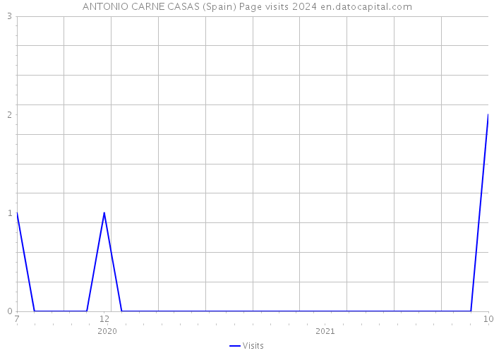 ANTONIO CARNE CASAS (Spain) Page visits 2024 