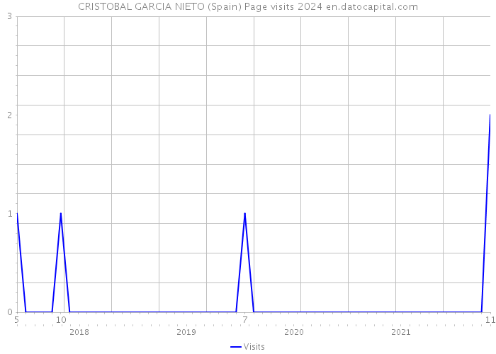 CRISTOBAL GARCIA NIETO (Spain) Page visits 2024 