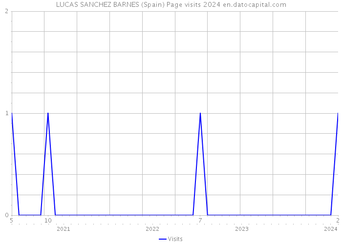 LUCAS SANCHEZ BARNES (Spain) Page visits 2024 