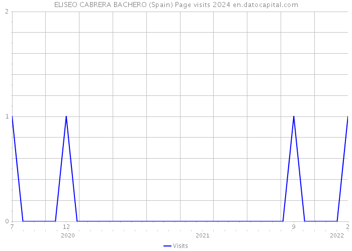 ELISEO CABRERA BACHERO (Spain) Page visits 2024 
