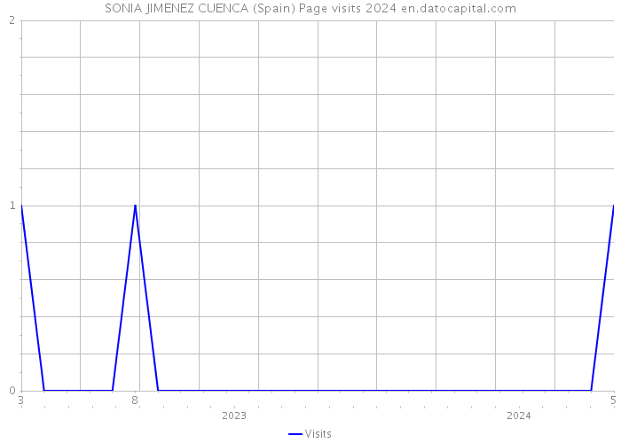 SONIA JIMENEZ CUENCA (Spain) Page visits 2024 
