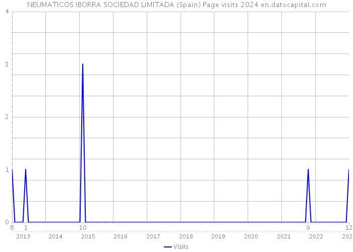 NEUMATICOS IBORRA SOCIEDAD LIMITADA (Spain) Page visits 2024 