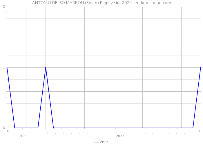 ANTONIO DELSO MARRON (Spain) Page visits 2024 