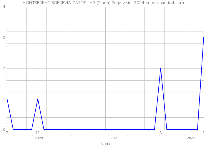 MONTSERRAT SOBREVIA CASTELLAR (Spain) Page visits 2024 