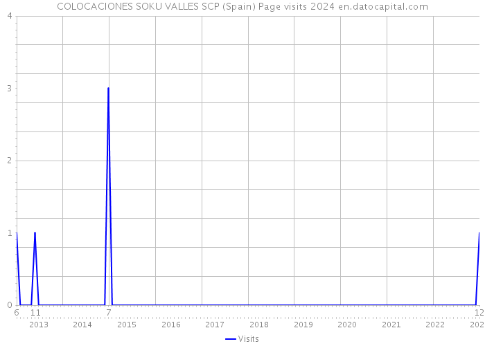 COLOCACIONES SOKU VALLES SCP (Spain) Page visits 2024 