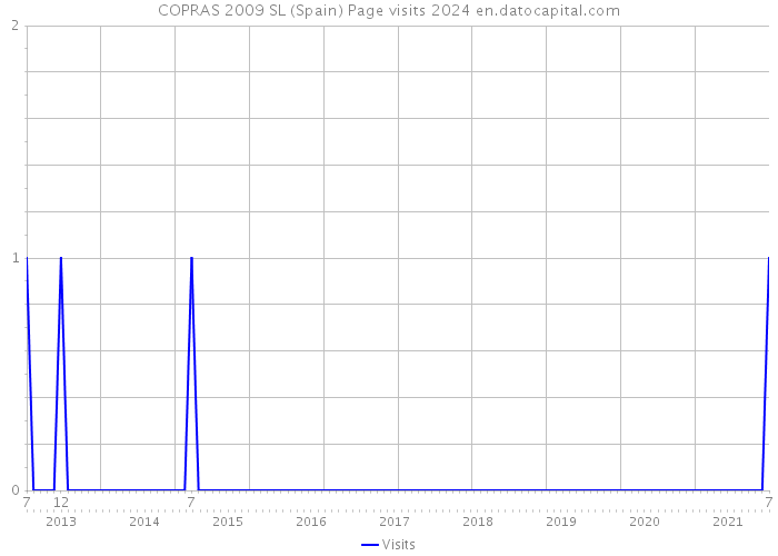 COPRAS 2009 SL (Spain) Page visits 2024 