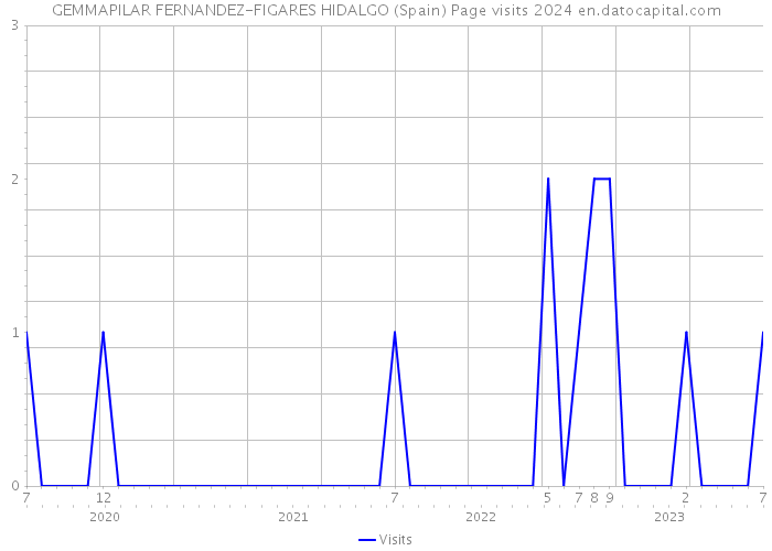 GEMMAPILAR FERNANDEZ-FIGARES HIDALGO (Spain) Page visits 2024 