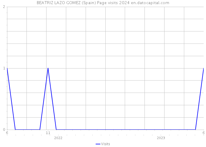 BEATRIZ LAZO GOMEZ (Spain) Page visits 2024 