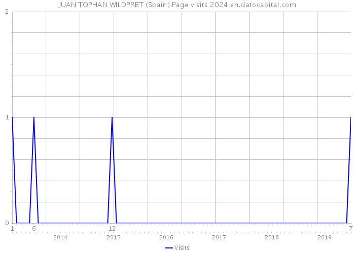 JUAN TOPHAN WILDPRET (Spain) Page visits 2024 