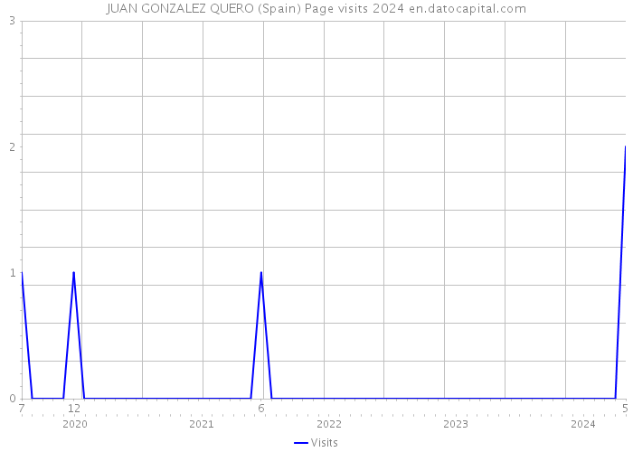 JUAN GONZALEZ QUERO (Spain) Page visits 2024 