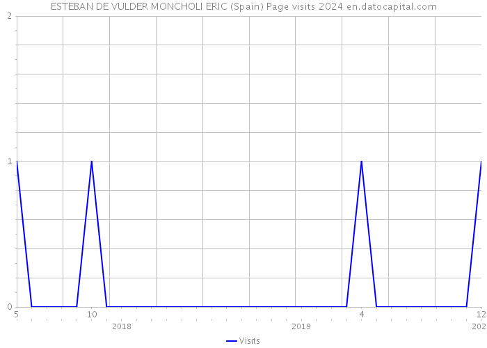 ESTEBAN DE VULDER MONCHOLI ERIC (Spain) Page visits 2024 