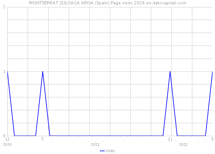 MONTSERRAT ZULOAGA ARISA (Spain) Page visits 2024 